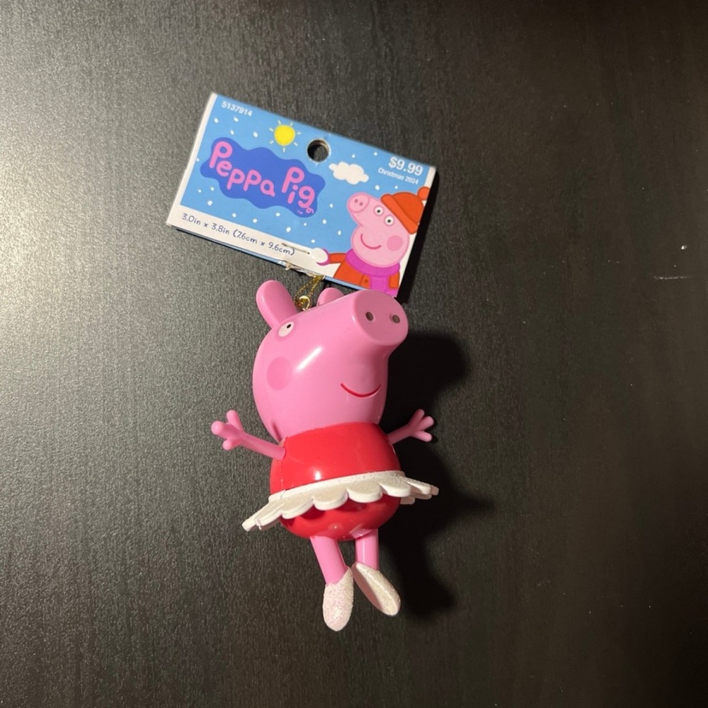 Peppa Pig Christmas Ornament NWT